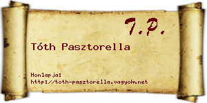 Tóth Pasztorella névjegykártya